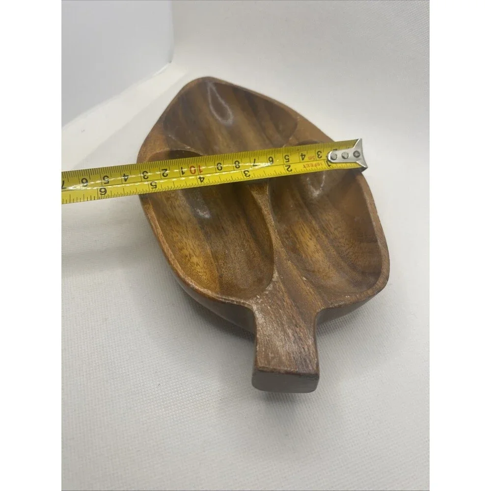 Katana Woods - Hand Carved Monkey Pod Wood, Trinket Bowl - Made in Philippines
